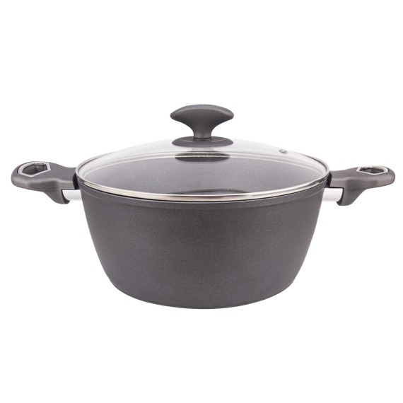 Каструля Маренго PR-2220 (gray marble) PEPPER 2.4 л