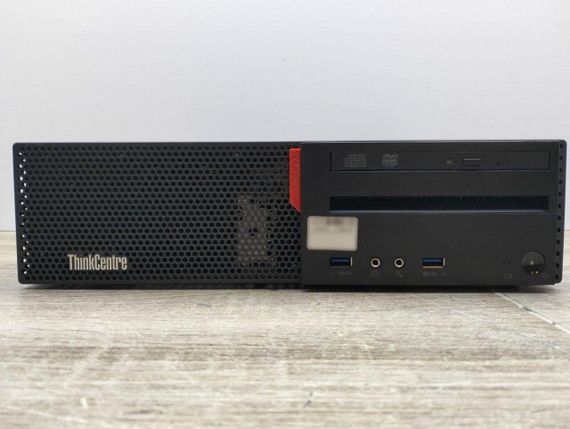 Комп'ютер Lenovo ThinkCentre M700 SFF / Intel Core i5-6500 (4 ядра по 3.2 - 3.6 GHz) / 8 GB DDR4 / 240 GB SSD / Intel HD Graphics 530 / DVD-ROM б/в | Зображення 1