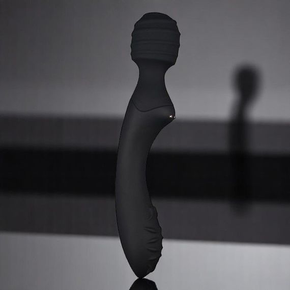 Вібромасажер 2в1 Love To Love TWIST, Чорний — інноваційний масаж для вашого задоволення