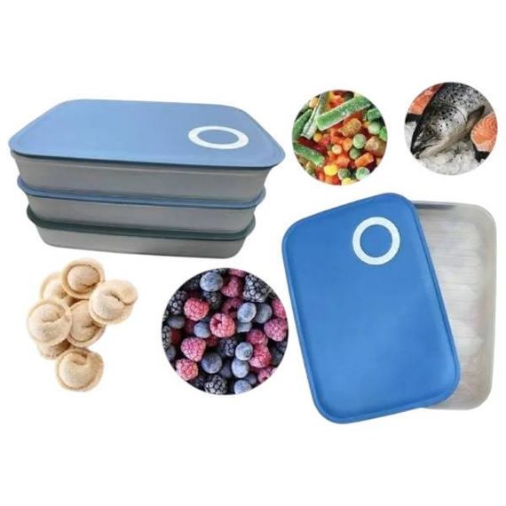 Прозорий контейнер для зберігання їжі в холодильнику