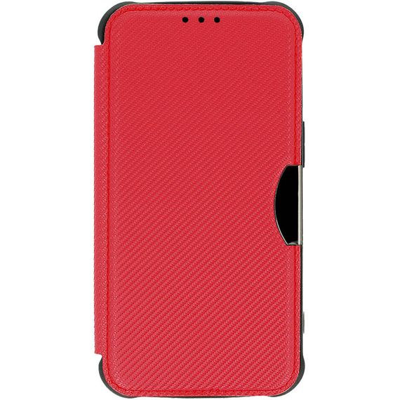 Кожаный чехол-книжка GETMAN Razor (PU) для Samsung Galaxy A36 5G / A56 5G Red