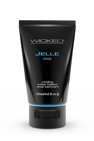 Анальний лубрикант з ефектом охолодження WICKED JELLE CHILL на водній основі, 120 мл Sex Aura