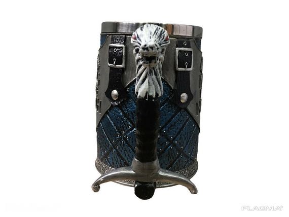 Кружка Чашка Бокал Игра Престолов King in the North Targaryen 3D Король Севера | Зображення 4