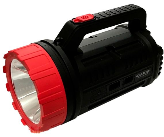 Фонарь туристический на аккумуляторе Gold Silver GS-8395 5W с USB черный (GS-8395_681)