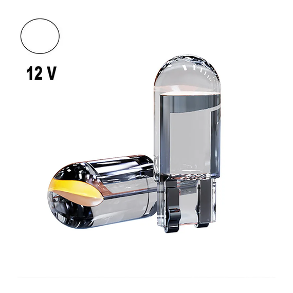 Автолампа Terra T10 / W5W, цоколь W2.1x9.5d, COB, стекло, белый, 12 В | Зображення 1