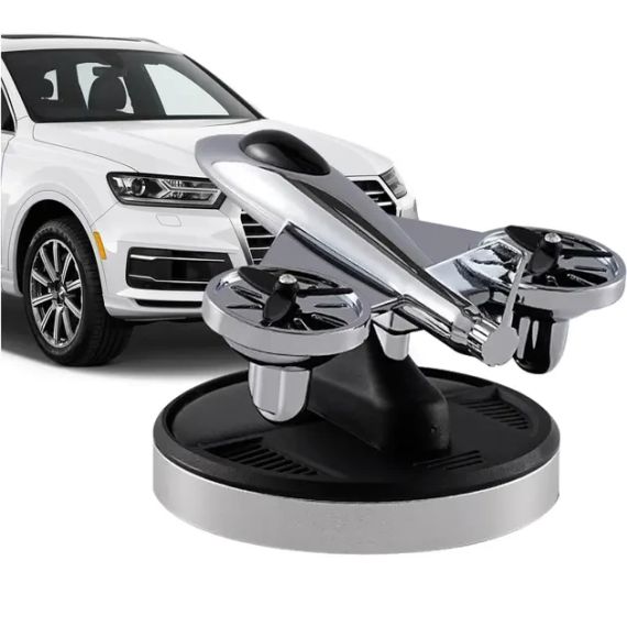 Ароматизатор на сонячних батареях у машину Літак винищувач з турбінами