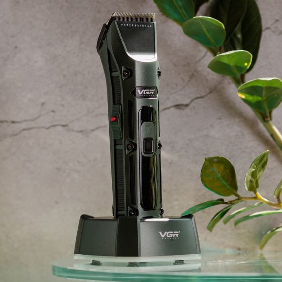 Машинка для стрижки профессиональная с 4 насадками VGR V-696 | Зображення 7