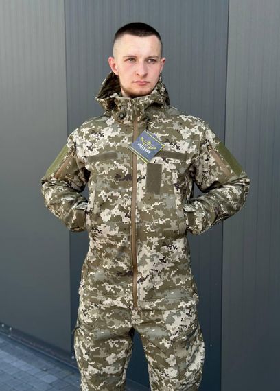 Куртка Софтшел піксель Military | Зображення 9