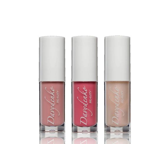 Набір блисків для губ DAVYDENKO BEAUTY Veil Collection - Pure, Rose, Nude