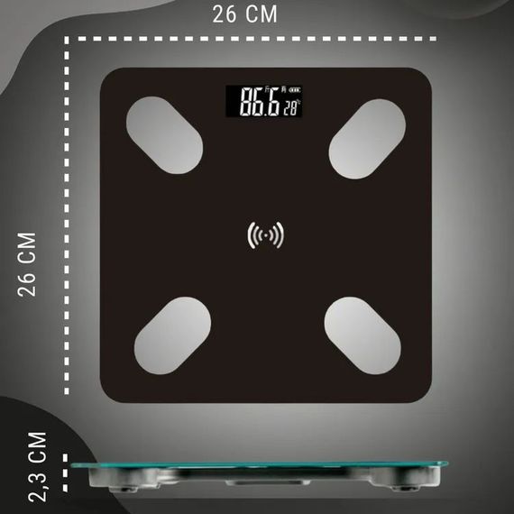 Весы напольные Domotec MS-2017A, Бытовые напольные весы, Весы GR-869 бытовые напольные | Зображення 8