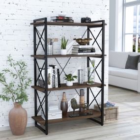 Стеллаж Loft Design Скиф 4-920 орех модена
