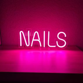 Неоновий світильник NAILS 152х375 acr-n000062