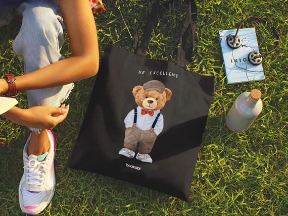 Екошопер BookOpt ВК4057 Teddy Bear (Be Excellent) чорний | Зображення 7