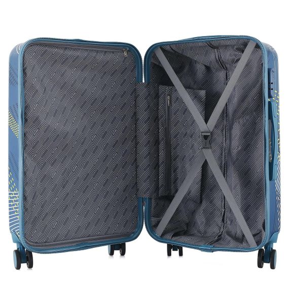Валіза Semi Line 24" (M) Blue Pattern (T5652-2) | Зображення 1
