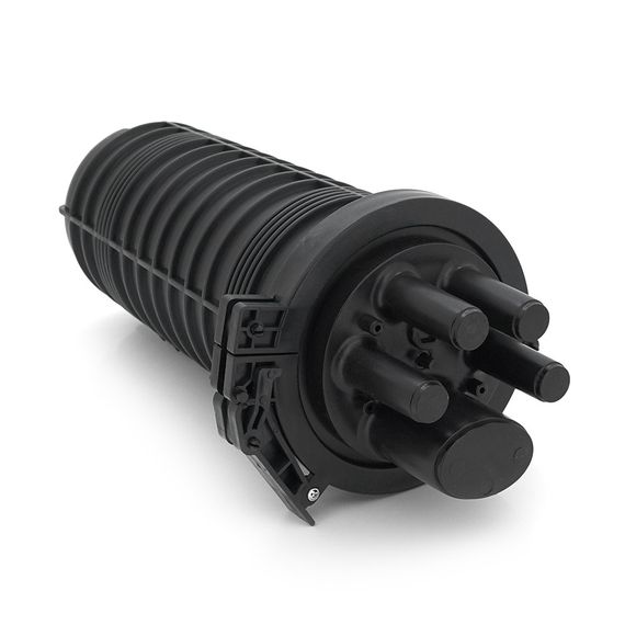 Муфта оптична Merlion ML-OP-F106H-144C, герметична, 5 вводів, до 6-ти касет, до 144 зварок, матеріал PP | Зображення 1