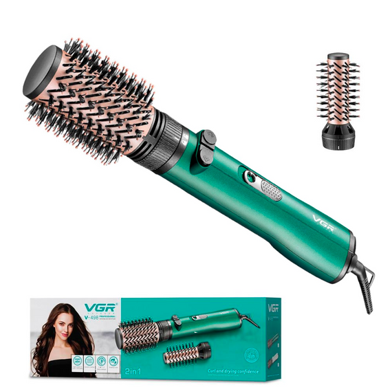 Фен стайлер для укладання та завивки волосся 2 в 1 VGR Professional V-498 1000-1200 Вт