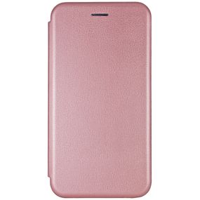 Кожаный чехол-книжка Classy для Xiaomi Redmi Note 8 / Note 8 2021 Rose Gold