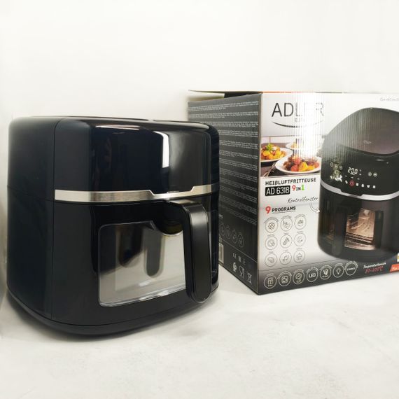 Мультипечь для приготовления мяса Adler AD 6318 8л 2500Вт, Фритюрница профессиональная AX-72 | Зображення 2