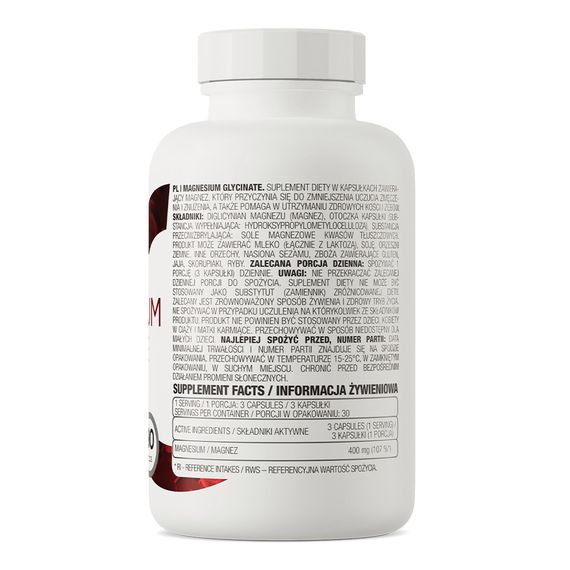 Магній Ostrovit Magnesium Glycinate 90 caps | Зображення 1