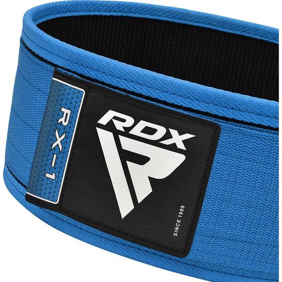 Пояс для важкої атлетики RDX RX1 Weight Lifting Belt BLUE-M | Зображення 4