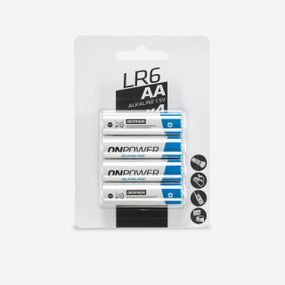 Алкалінові батарейки LR06 AA, 4 шт. - One Size