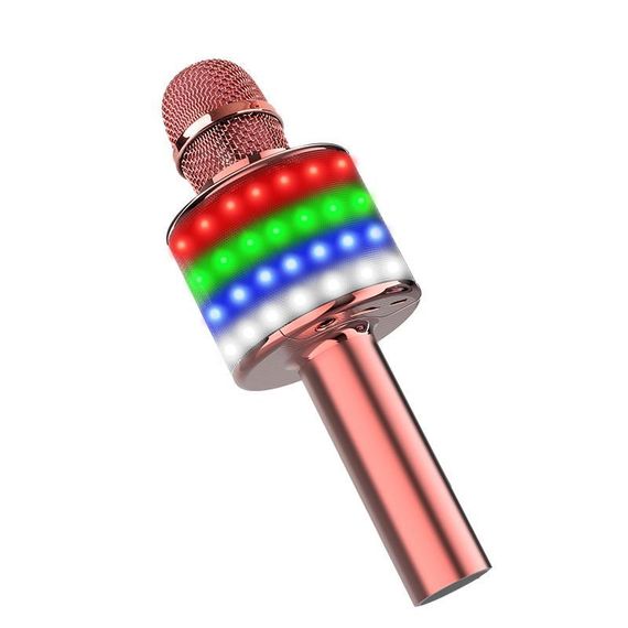 Караоке Микрофон D168 Розовое Золото | Зображення 2