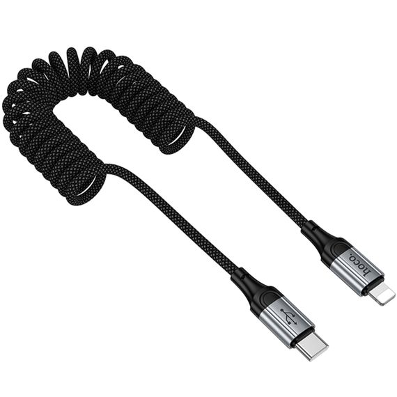 Дата кабель Hoco X121 Nuevo Type-C to Lightning 27W (1.5m) Black | Зображення 2