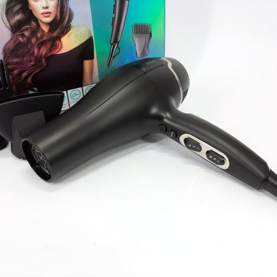 Фен для укладки волос унивесальный VGR V-450, Электрический фен для укладки волос с режимами HX-84 | Зображення 7