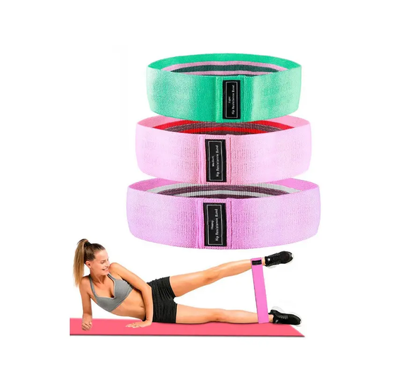 Набор тканевых фитнес резинок Luting Hip Resistance Bands 3 штуки