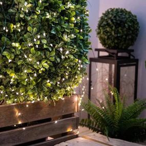 Гірлянда роса лінійна зелений дріт USB з пультом 20м 200LED Жовтий