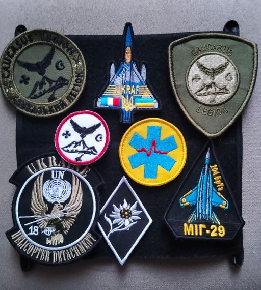 Стенд для шевронов 20*20см (черный)