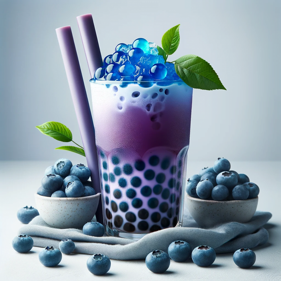 Bubble tea Перлини Чорниця 3.2 кг TM BoBoQ | Зображення 1