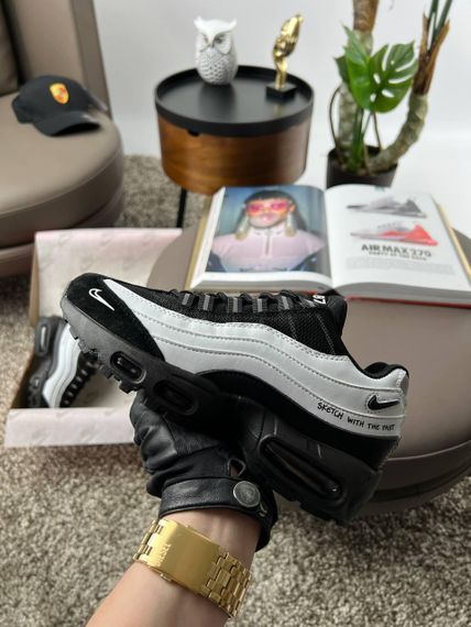 Женские кроссовки Air Max 95 White Black , Вьетнам 38 24 | Зображення 7