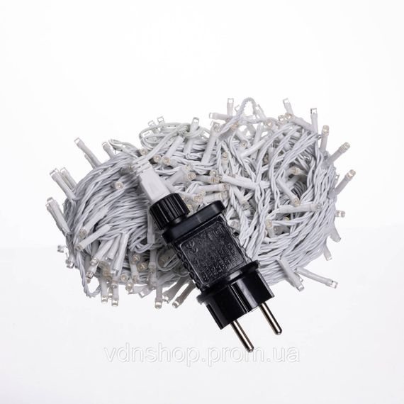 Гирлянда Нить уличная 30 м 300 LED белый провод Желтый CF300L30MWY | Зображення 3