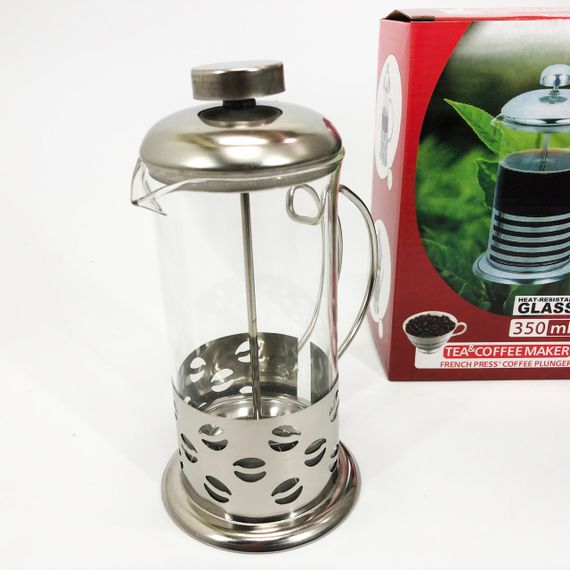 Заварник френч-прес Unique UN-1151 0.35 л, Колба Френч для чаю, Френч-прес для міцної кави | Зображення 7