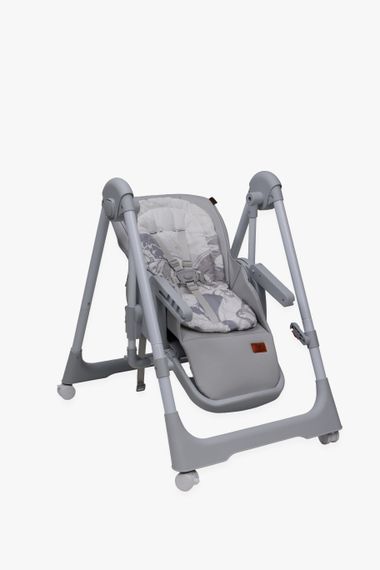 Стілець-гойдалка для годування дитини 2 в 1 VELANO Nomi, light grey (6 місяців-3 роки) | Зображення 6