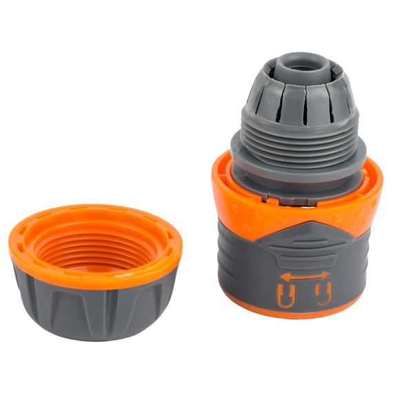 Конектор Flora 1/2" швидкознімний для шланга 1/2" з замком (ABS+TPR) (5015464) | Зображення 3