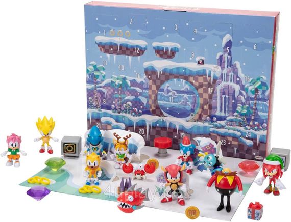 Адвент-календарь Соник Оригинал Sonic The Hedgehog Advent Calendar 2024 | Зображення 4