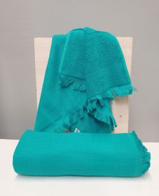 Рушник Zeron 128450 Туреччина 90*50  Махра Індиго