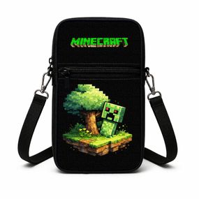 Сумка-чохол для телефону Minecraft,дитяча сумка через плече, водонепроникна міні-сумка (4760)