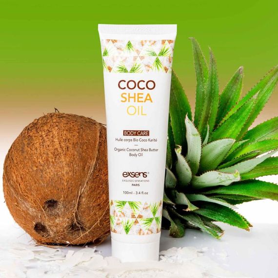 Масажна олійка COCO SHEA OIL Huile de massage BIO 100 ml Sex Aura