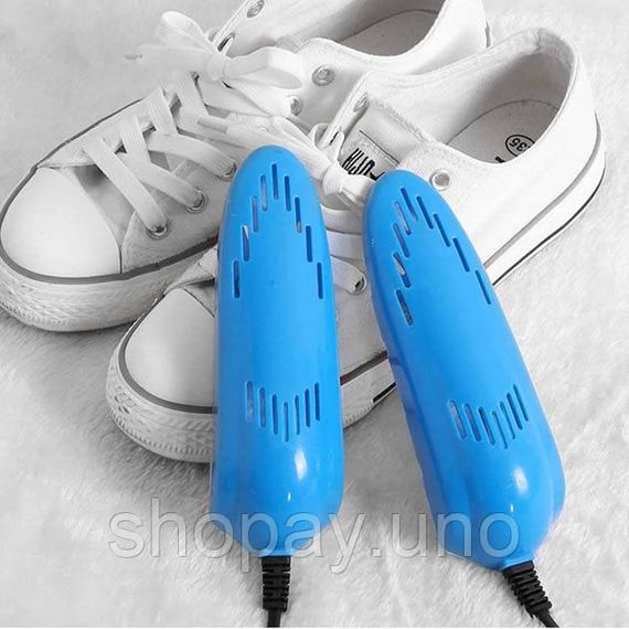 Електрична сушарка для взуття SHOES DRYER, 220V / Електросушарка для сушіння взуття. Колір блакитний XO-87 | Зображення 3