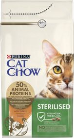 Сухий корм для кішок Purina Cat Chow Sterilised з індичкою 15 кг