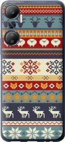 Чехол на Infinix Hot 20 Рождественский орнамент "3303u-2966-17620"