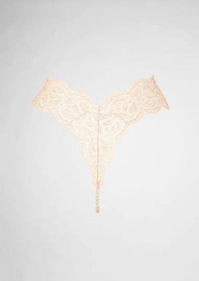 Стрінги Bracli Picos Paris Кремові L | Зображення 5
