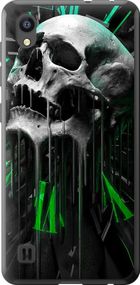 Чехол на ZTE Blade A5 2019 Череп-часы "4100u-2109-17620"