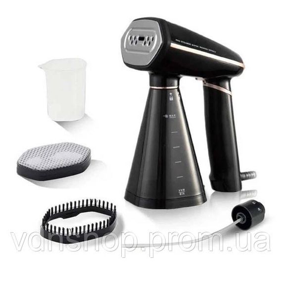 Ручна парова праска відпарювач Domotec MS-1272 1600 Вт, Компактна парова праска для подорожей TU-62 | Зображення 1