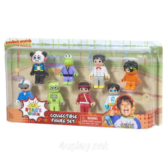 Набор мини-фигурок Just Play Ryan's World 8-Piece Mini Collectible Figure Set | Зображення 3