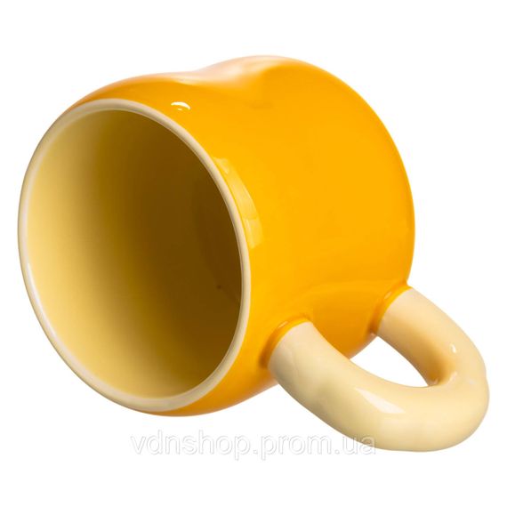 Кубок порцелянова з магнітом Sanrio 400 (мл) подарункова кружка прикольна чашка для дітей на подарунок Помаранчевий FM-37B | Зображення 1