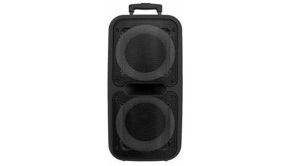 Акумуляторна акустична система XPRO  ZXX-7575  валіза 150Вт USB, SD, FM радіо, Bluetooth, 2 радіомікрофона, ДУ чорна (ZXX-7575) | Зображення 4
